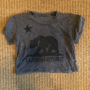 California Republic Cropped Tee COACHELLA READY!